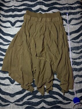 Nolita Made Italy Boho Handkerchief Hem Skirt Size Small Y2K Vintage